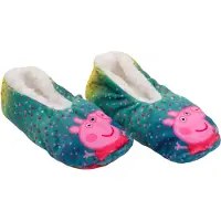 United labels Peppa Wutz Ballerinas für Mädchen ABS Winter Hausschuhe gefüttert Kinder Slipper Pantoffeln Grün 23-26