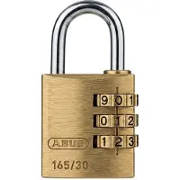 ABUS 165/30 5 Mm Combination Padlock Golden