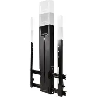 Ergotron Glide Wall Mount, HD, 18 kg, 76,2 cm (30"), 152,4 cm (60"), 400 x 400 mm, Höhenverstellung, Schwarz