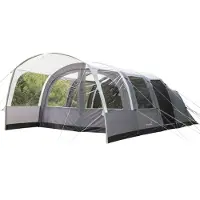 Skandika aufblasbares Zelt Timola 6 Air Protect | Luftzelt, Familienzelt, 6 Personen Zelt, wasserdicht, 5000 mm Wassersäule, 210 cm Stehhöhe, Canopy