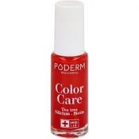 Poderm Vernis Color Care 363 Rouge Puissant 8 ml Nagellack