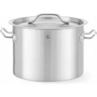 Hendi Kochtopf, mittel - mit Deckel,, Budget Line, 9L, ⌀250x(H)180mm