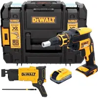 DeWalt DCF 620 NT Akku Trockenbauschrauber 18 V 30 Nm Brushless + 1x Powerstack Akku 5,0 Ah + TSTAK - ohne Ladegerät
