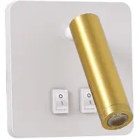 Immax GOAL Designer-LED-Wandleuchte, 2 Schalter, 7 W, Weißgold