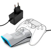 Speedlink TWINDOCK, PlayStation 5, Ladestation, Weiß, 1,2 m