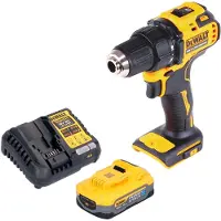 DeWalt DCD 708 H1 Akku Bohrschrauber 18 V 65 Nm Brushless + 1x Powerstack Akku 5,0 Ah + Ladegerät