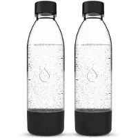 Dafi PushAir 2, schwarze Flaschen für Wassersprudler, 0,7 Liter