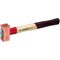 Gedore 622 H-1500 Kupferhammer ROTBAND-PLUS 1500 g