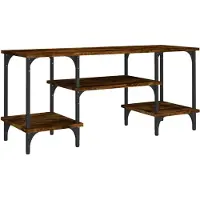 vidaXL TV-Schrank Räuchereiche 102x35x45,5 cm Holzwerkstoff