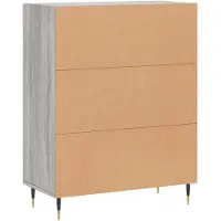 vidaXL Sideboard Grau Sonoma 69,5x34x90 cm Holzwerkstoff