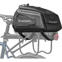 Wozinsky WSR-01B Fahrradtasche Gepäckträger 9 L wasserdicht Schwarz