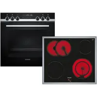 Siemens PQ521KA11, Keramik, 4 Zone(n), Glaskeramik, Schwarz, Berührung, 58,3 cm