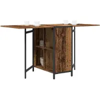 vidaXL Esstisch 144 x 60 x 75 cm Holzwerkstoff Altholz Rechtwinklig