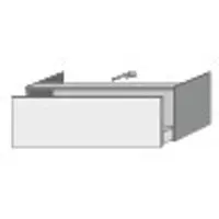 Sanipa P223608 Anbau-/Solitärschrank mit Auszug