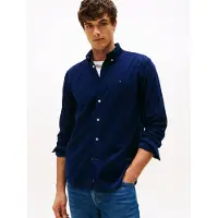 Tommy Hilfiger Langarmhemd "SOLID CORDUROY SHIRT" Regular Fit Cord