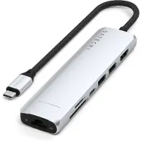 Satechi ST-P7SS, USB Typ-C, HDMI, USB 3.2 Gen 2 (3.1 Gen 2) Type-A, USB Typ-C, 10000 Mbit/s, 60 Hz, 4096 x 2160, 2160p