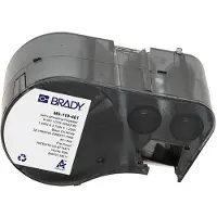 Brady M5-119-461, Polyester, Schwarz auf weiss/Transparent, 38.10 x 31.75(95.25) mm, selbstlaminier