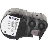 Brady M5-95-492, FreezerBondz II(TM), Polyester, Schwarz auf weiss, 15.24 x 41.28 mm, mit Deckeleti