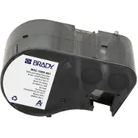Brady M5C-1000-461, Polyester, Schwarz auf weiss, 25.40 mm x 7.62 m, permanent, Endlos