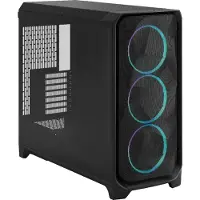 Fractal Design Meshify 3 XL, PC, Schwarz, ATX, EATX, ITX, micro ATX, SSI CEB, SSI EEB, Stahl, Gehärtetes Glas, Gaming, Multi