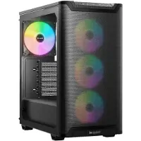 Bequiet be quiet! Pure Base 501 LX Black, Midi Tower, PC, Schwarz, ATX, micro ATX, Mini-ATX, Acrylnitril-Butadien-Styrol (ABS), Glas, Stahl, Gaming