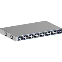 Netgear GS748T, Managed, L2/L3/L4, Gigabit Ethernet (10/100/1000), Vollduplex, Rack-Einbau