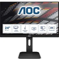 AOC P1 X24P1, 61 cm (24"), 1920 x 1200 Pixel, WUXGA, LED, 4 ms, Schwarz