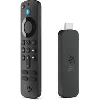 Amazon Fire TV Stick 4K, 4K Ultra HD, Fire OS, MediaTek, HDMI, Wi-Fi 6E (802.11ax), Schwarz