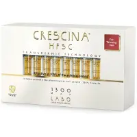 Crescina Labo, , Transdermic HFSC 1300, zur Wachstumsstimulation, Ampullen-Behandlungsserum, fü r Kopfhaut, fü r Mä nner, 20 Stü ck, 3,5 ml