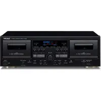 Teac W-1200 - Doppelkassettendeck - Schwarz