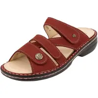 Finn Comfort Ventura-s (rot) - Damenschuhe Pantolette / Zehentrenner, Rot