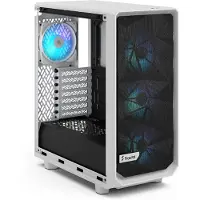 Fractal Design Meshify 2 Compact RGB White TG Clear Tint ATX PC-Gehäuse