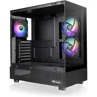 Thermaltake View 270 Plus TG ARGB, Midi Tower, PC, Schwarz, ATX, EATX, micro ATX, Mini-ITX, SPCC, Gehärtetes Glas, Gaming