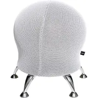 Topstar SITNESS 5 - Arbeitsstuhl Arbeitshocker Weiß Netzstoff