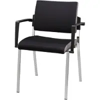 Hammerbacher 2 Stück 4-Fuß-Stuhl Premium 1 Höhe 80 cm, Sitzbreite 45 cm