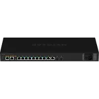 Netgear GSM4212PX, Managed, L2/L3, Gigabit Ethernet (10/100/1000), Power over Ethernet (PoE), Rack-Einbau, 1U