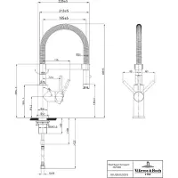 Villeroy & Boch 92730005 Küchenarmatur Steel Expert Compact