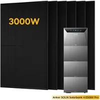 Anker SOLIX Solarbank 4 E5000 Pro, mit 6 x 500 Bifaziale Solarmodule, by Powerness - 20kWh / Pre-Sale Special: Gratis Smart Meter Gen 2 / Selbstabholung