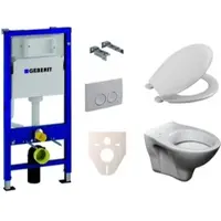Ceramia Geberit Wand-WC Set + S-Line Pro WC 458.103.00.1NR1