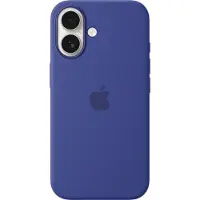 Apple Original iPhone 16 Hülle - Silikon - Backcover/Soft Case - Blau