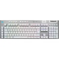 Logitech G G915 X LIGHTSPEED, Verkabelt & Kabellos, RF Wireless + Bluetooth, Mechanischer Switch, QWERTZ, LED, Weiß