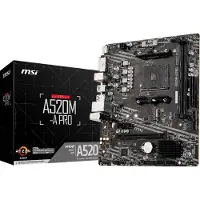 MSI A520M-A PRO - Motherboard - micro ATX - Socket AM4 - AMD A520 Chipsatz - USB 3.2 Gen 1