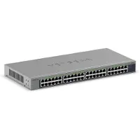 Netgear GS748, Unmanaged, Gigabit Ethernet (10/100/1000), Vollduplex, Power over Ethernet (PoE), Rack-Einbau