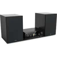Grundig CMS 5000 BT, Heim-Audio-Mikrosystem, Schwarz, Vorderseite, 100 W, 3-Wege, DAB+, FM