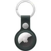 Apple AirTag Feingewebe Schlüsselanhänger - Dunkelgrün