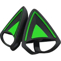 Razer Kitty Ears V2, Modifikations-Satz, Silikon, 26 g, Schwarz, Grün