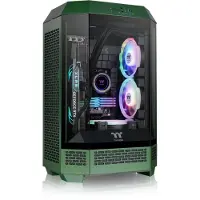 Thermaltake 300 Racing Green, Micro Tower, PC, Grün, micro ATX, Mini-ATX, SPCC, Heimbüro