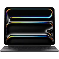 Apple Magic Keyboard für 13" iPad Pro (M4) - Englisch (International) - Schwarz, QWERTY, Englisch, Trackpad, Scherenschalter, 1 mm,