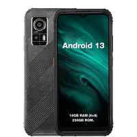 Beafon AGM H6, 16,7 cm (6.56"), 8 GB, 256 GB, 50 MP, Android 13, Schwarz