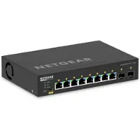 Netgear GSM4210PX, Managed, L2/L3, Gigabit Ethernet (10/100/1000), Vollduplex, Power over Ethernet (PoE), Rack-Einbau
